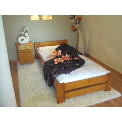Łóżko drewniane sosnowe EURO 90x200 OLCHA