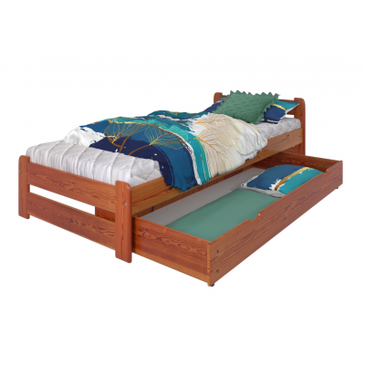 Łóżko drewniane sosnowe EURO 200x200 OLCHA