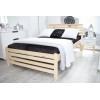 Łóżko drewniane sosnowe BRITA 140X200 + STELAŻ