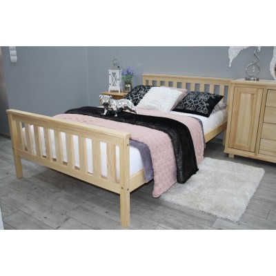 Łóżko drewniane sosnowe IZA 140x200