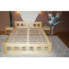 Łóżko drewniane, sosnowe NIKOLA 120x200