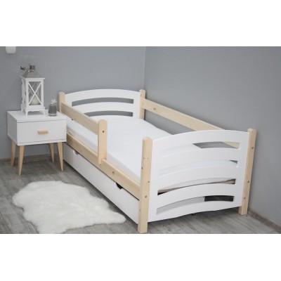 Łóżko dziecięce MELA 80x160 białe + stelaż