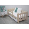 Łóżko dziecięce drewniane JAŚ 70x160 sosnowe