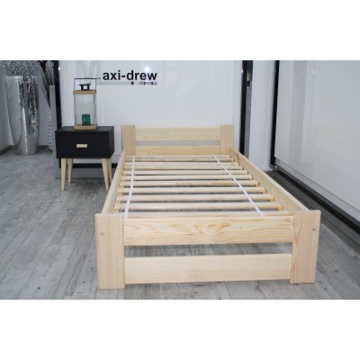 Łóżko drewniane F1 80x200 sosnowe stelaż producent