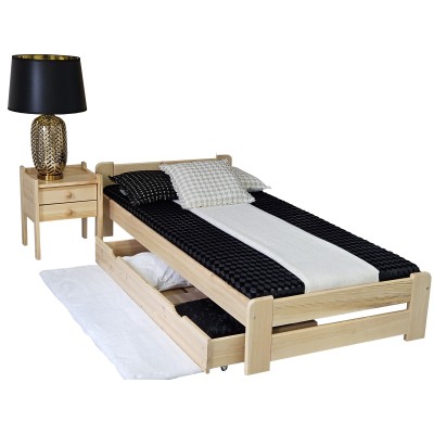 Łóżko drewniane EURO 80x200 sosnowe