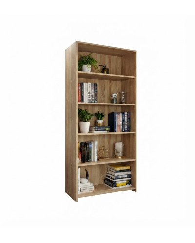 REGAŁ 80CM DĄB SONOMA PÓŁKA SZAFKA KSIĄŻKI